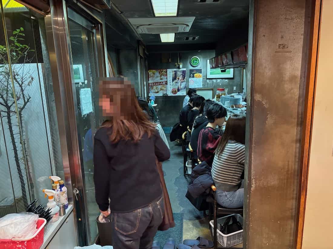 店内カウンター席