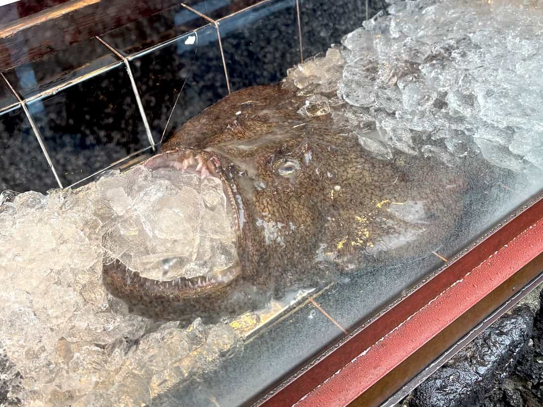 入口のあんこう