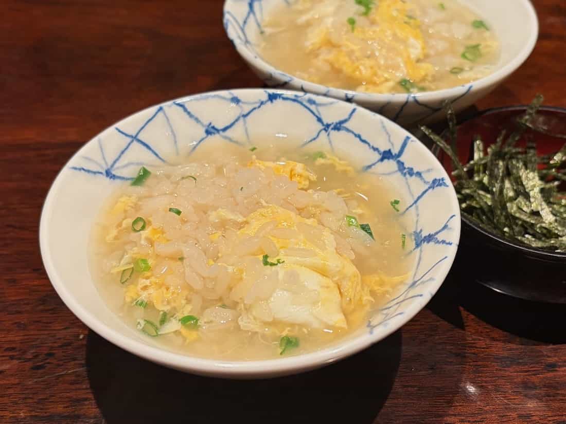 鍋のあとの雑炊