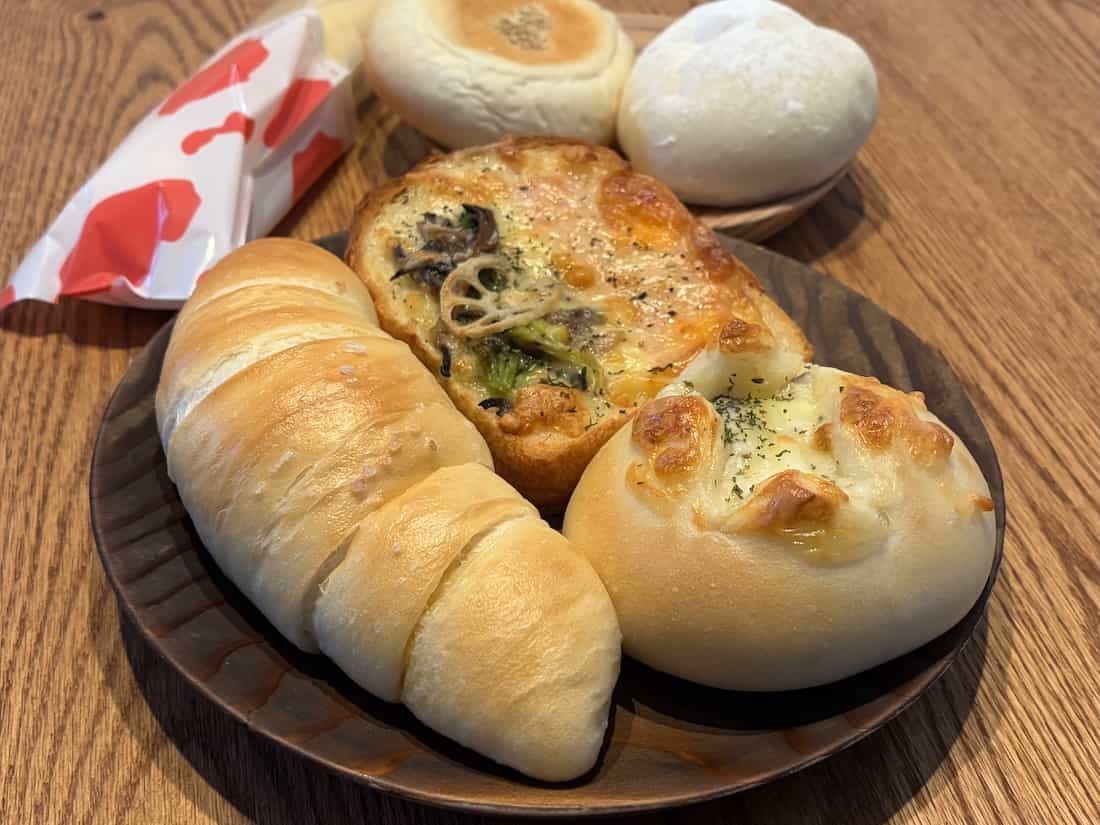 キノコバジルとハムチーズ・ハーフ&ハーフクロックムッシュ