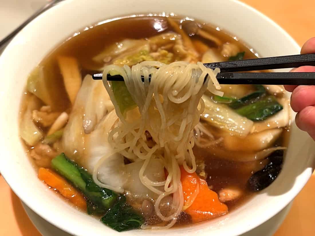 五目つゆそば(醤油味)