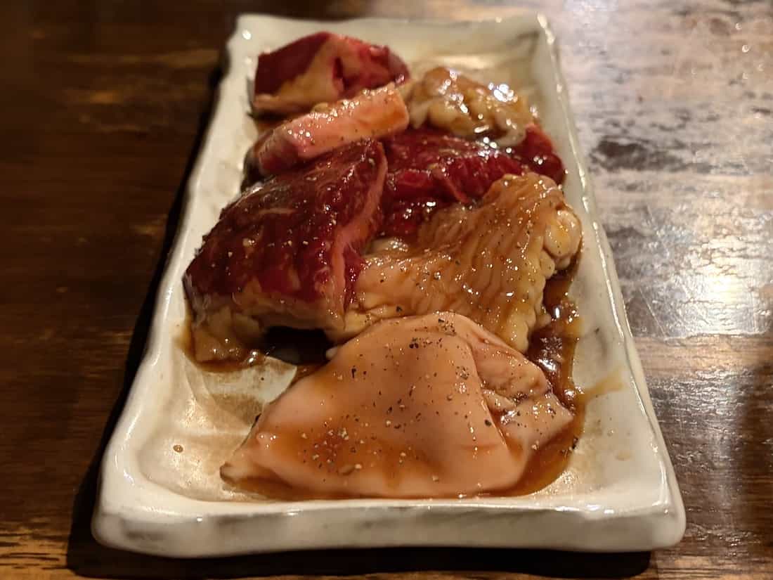 ミックスホルモン7種タレ