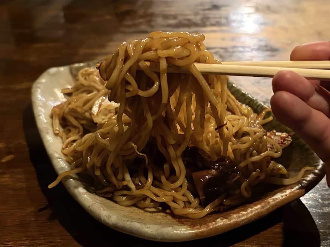 ホルモン焼きそば
