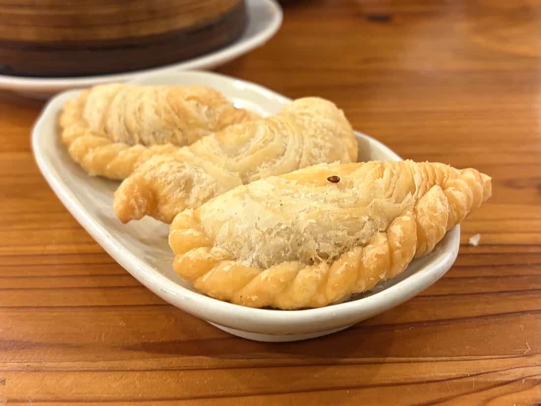 ラム肉揚げ餃子