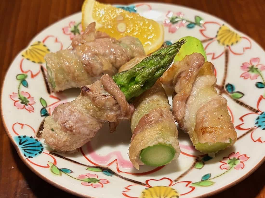 アスパラ豚バラ巻焼