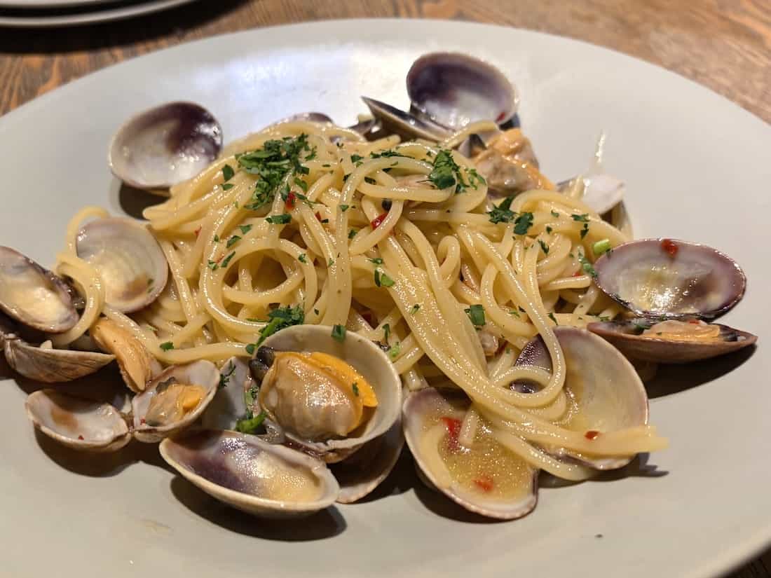 北海あさりのボンゴレ・ビアンコ