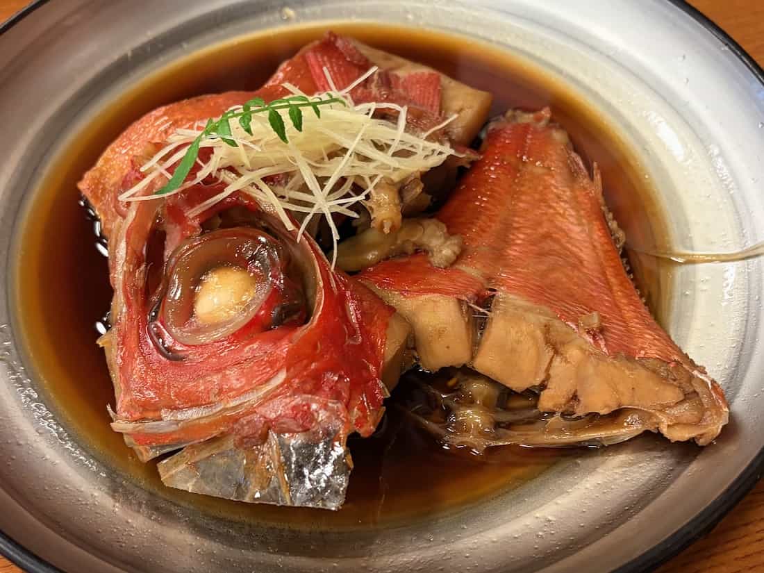 金目鯛の煮付け