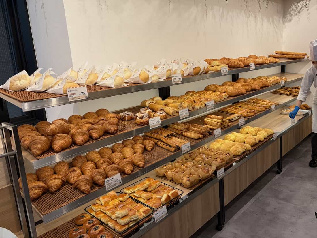 パンのディスプレイ