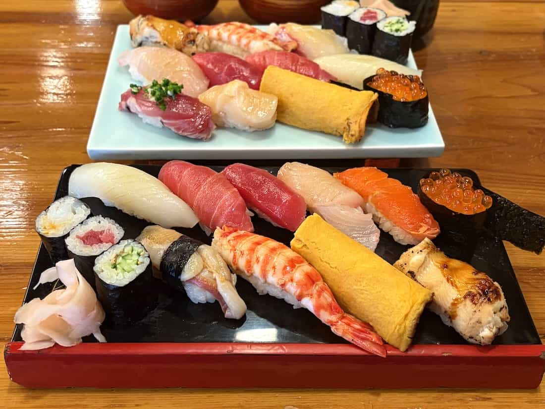 3850円の握り寿司