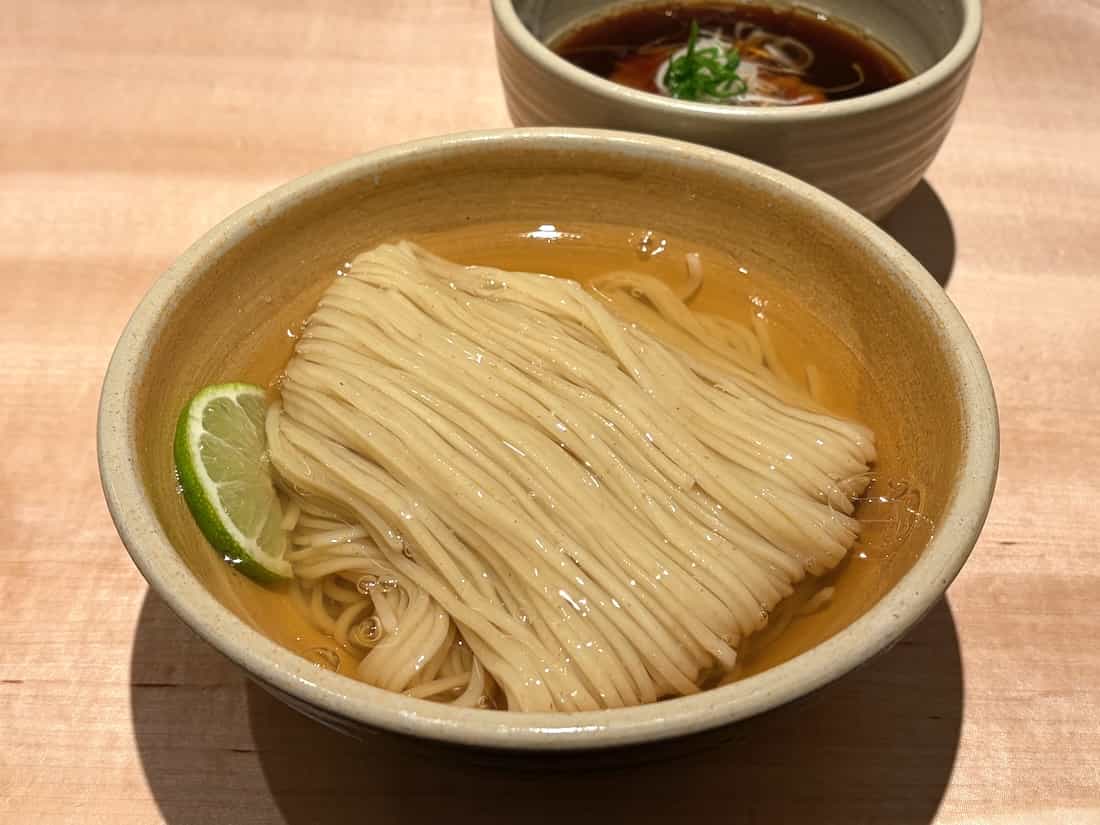 醤油つけ麺