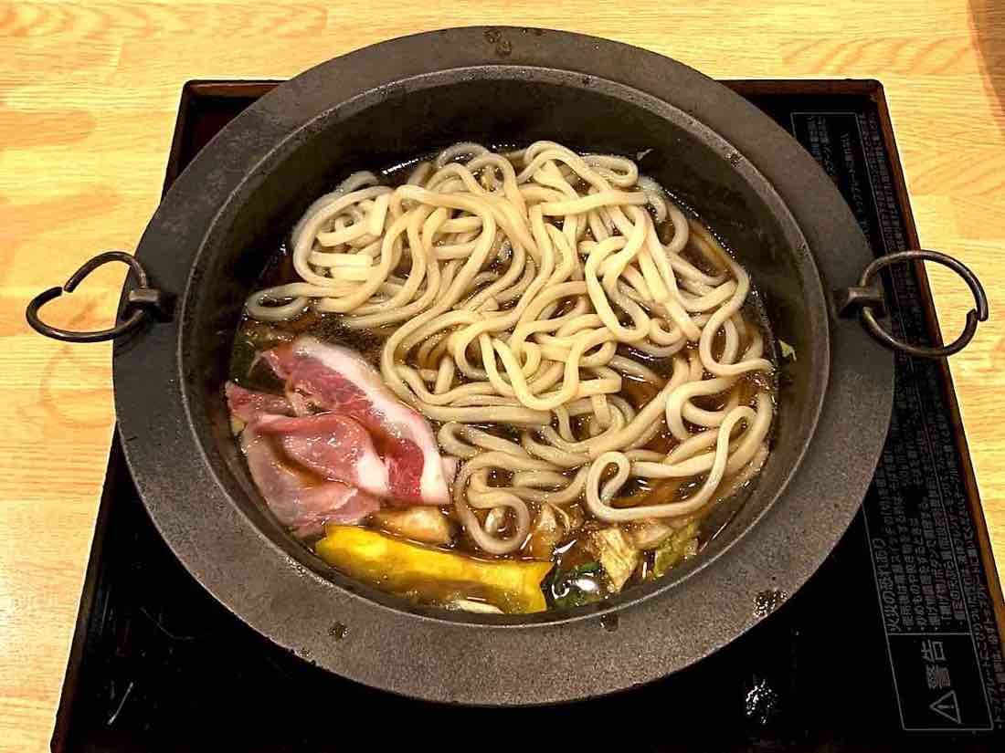 すきやき2人前シメのうどん