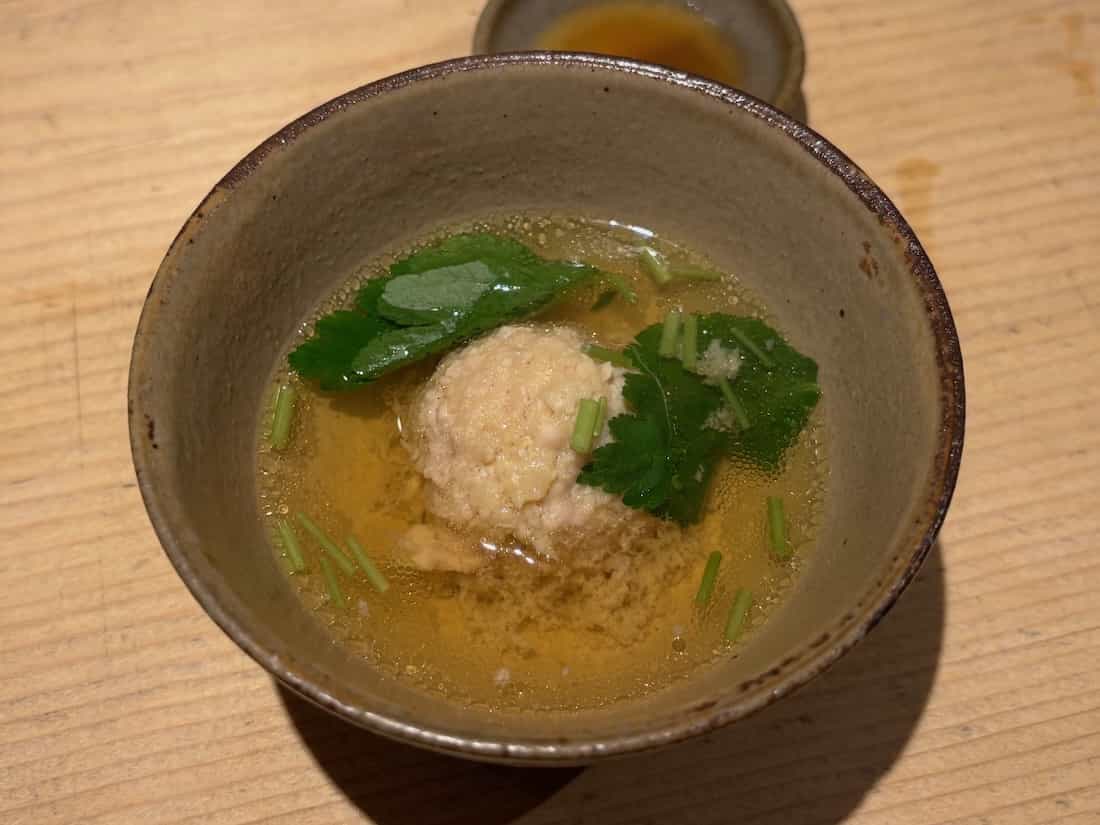 蒸しつくね