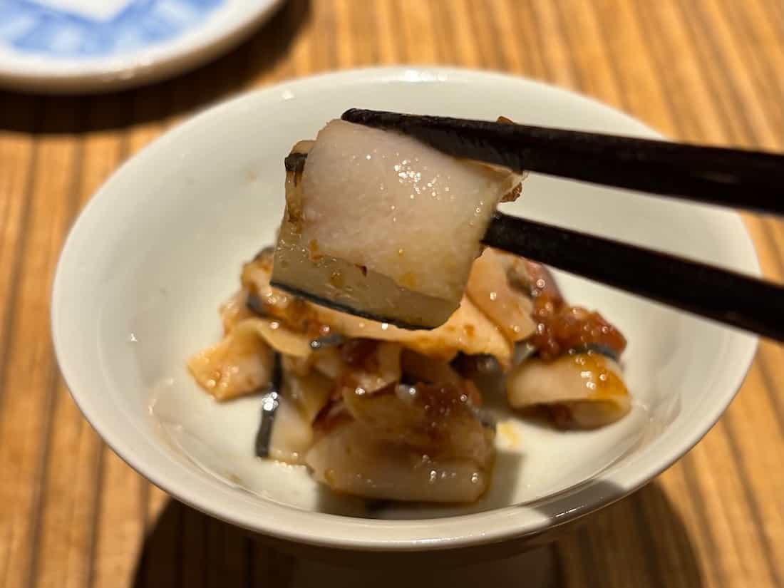 くじら梅和え