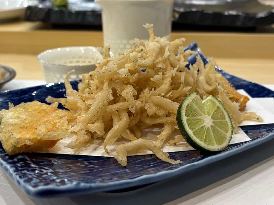 白魚唐あげ