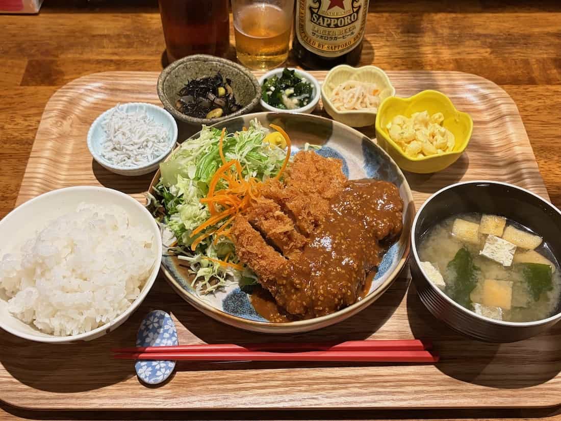 みそチキンカツ定食
