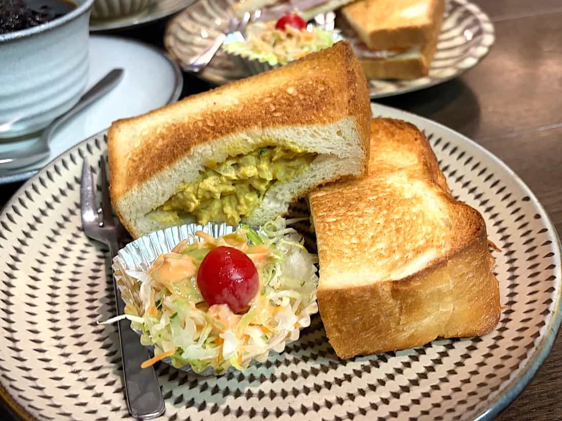 モーニング限定ホットサンド
