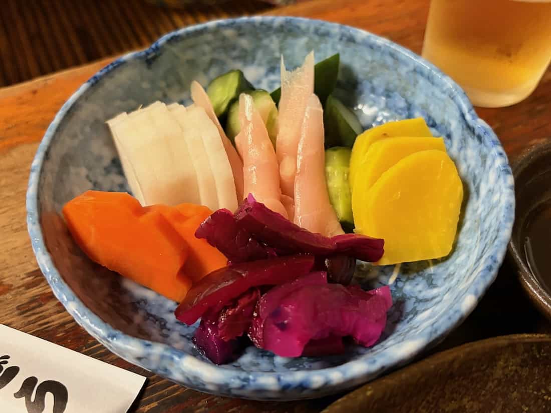 お新香