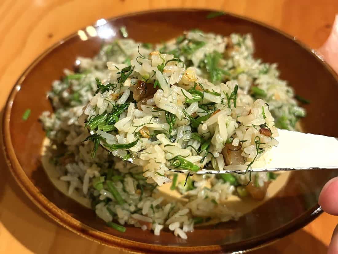 フェンネル炒飯