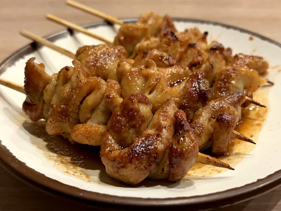 ハツ、鶏皮