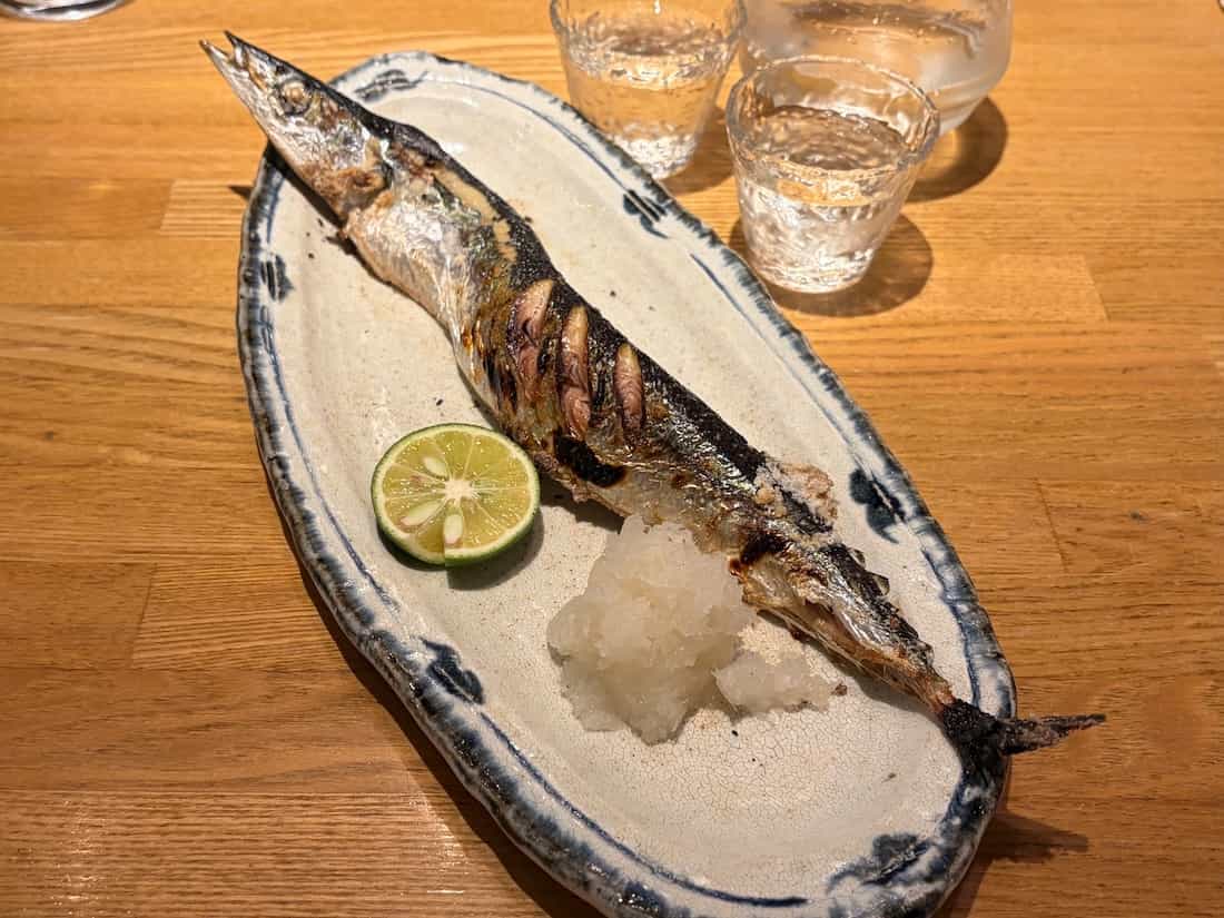 新サンマ炭火焼