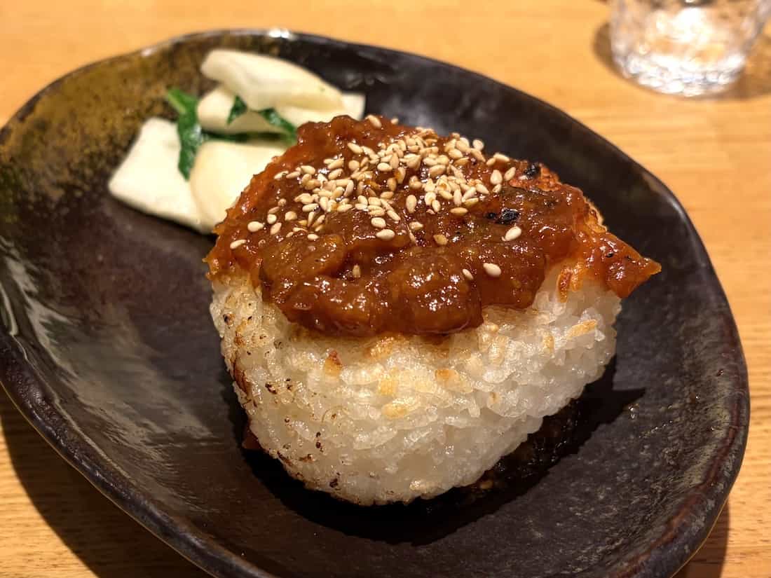 焼おにぎり味噌