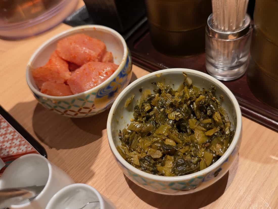 明太子、辛子高菜